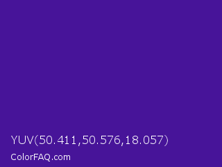 YUV 50.411,50.576,18.057 Color Image