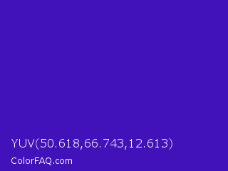YUV 50.618,66.743,12.613 Color Image