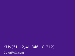 YUV 51.12,41.846,18.312 Color Image