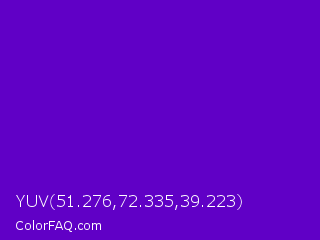 YUV 51.276,72.335,39.223 Color Image