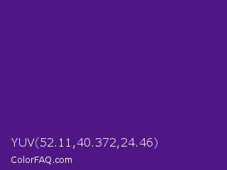 YUV 52.11,40.372,24.46 Color Image