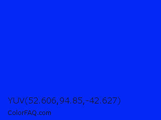 YUV 52.606,94.85,-42.627 Color Image