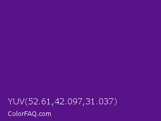 YUV 52.61,42.097,31.037 Color Image