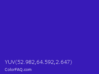 YUV 52.982,64.592,2.647 Color Image
