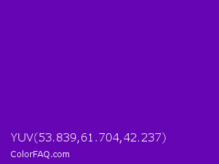 YUV 53.839,61.704,42.237 Color Image