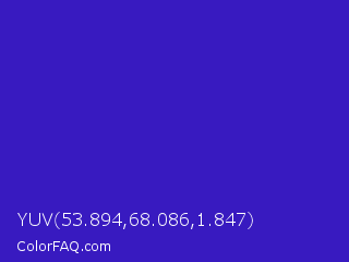 YUV 53.894,68.086,1.847 Color Image
