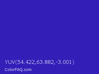 YUV 54.422,63.882,-3.001 Color Image