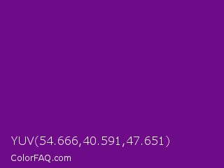 YUV 54.666,40.591,47.651 Color Image
