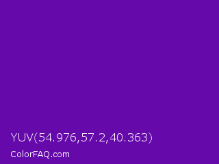 YUV 54.976,57.2,40.363 Color Image