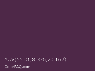 YUV 55.01,8.376,20.162 Color Image