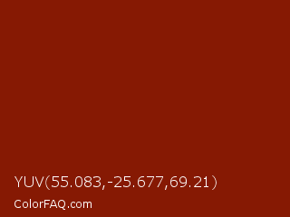 YUV 55.083,-25.677,69.21 Color Image