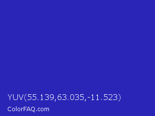 YUV 55.139,63.035,-11.523 Color Image