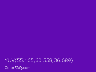 YUV 55.165,60.558,36.689 Color Image