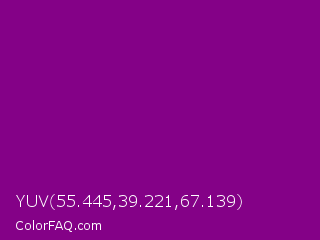 YUV 55.445,39.221,67.139 Color Image