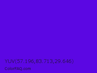 YUV 57.196,83.713,29.646 Color Image