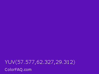 YUV 57.577,62.327,29.312 Color Image