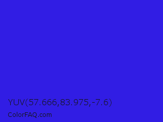 YUV 57.666,83.975,-7.6 Color Image