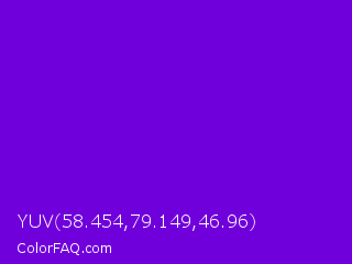 YUV 58.454,79.149,46.96 Color Image