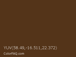 YUV 58.49,-16.511,22.372 Color Image