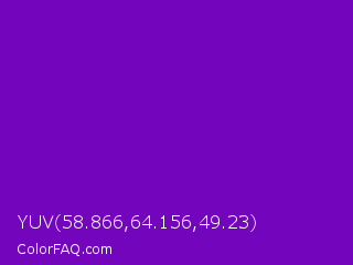 YUV 58.866,64.156,49.23 Color Image