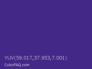 YUV 59.017,37.953,7.001 Color Image
