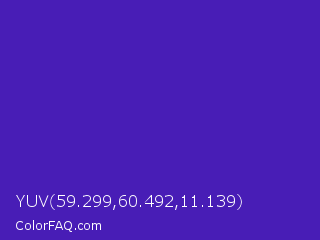 YUV 59.299,60.492,11.139 Color Image