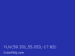 YUV 59.331,55.053,-17.83 Color Image