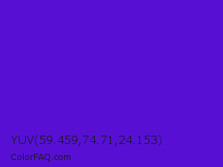 YUV 59.459,74.71,24.153 Color Image
