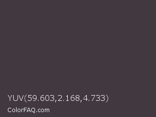 YUV 59.603,2.168,4.733 Color Image