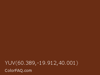 YUV 60.389,-19.912,40.001 Color Image