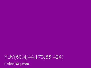 YUV 60.4,44.173,65.424 Color Image