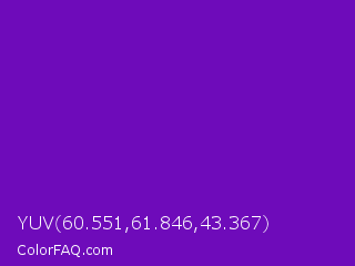 YUV 60.551,61.846,43.367 Color Image