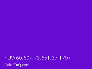 YUV 60.607,73.651,37.179 Color Image