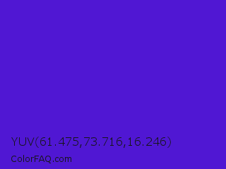 YUV 61.475,73.716,16.246 Color Image