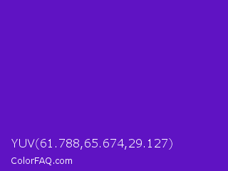 YUV 61.788,65.674,29.127 Color Image