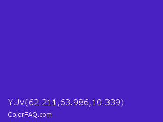 YUV 62.211,63.986,10.339 Color Image