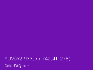 YUV 62.933,55.742,41.278 Color Image