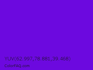 YUV 62.997,78.881,39.468 Color Image