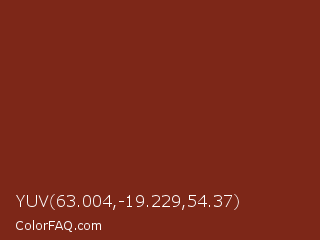 YUV 63.004,-19.229,54.37 Color Image