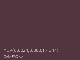 YUV 63.224,0.383,17.344 Color Image