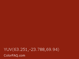 YUV 63.251,-23.788,69.94 Color Image