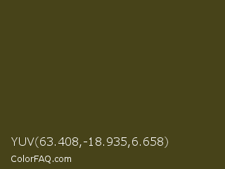 YUV 63.408,-18.935,6.658 Color Image