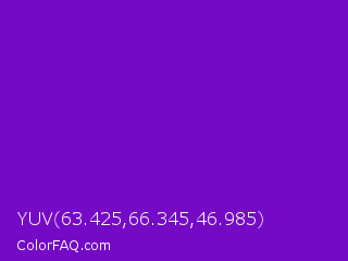 YUV 63.425,66.345,46.985 Color Image