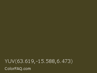 YUV 63.619,-15.588,6.473 Color Image