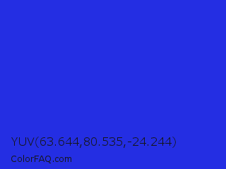 YUV 63.644,80.535,-24.244 Color Image