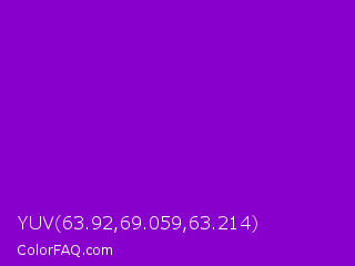 YUV 63.92,69.059,63.214 Color Image