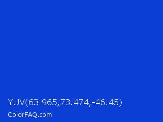 YUV 63.965,73.474,-46.45 Color Image