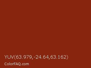 YUV 63.979,-24.64,63.162 Color Image