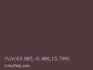 YUV 63.985,-0.486,15.799 Color Image