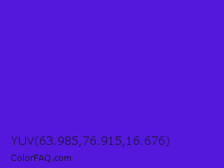 YUV 63.985,76.915,16.676 Color Image